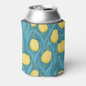 Tulips in blau und gelb dosenkühler (Kanne Rückseite)