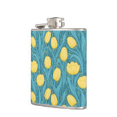 Tulips in blau und gelb flachmann (Links)