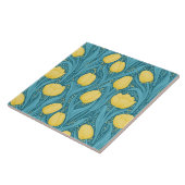 Tulips in blau und gelb fliese (Seite)