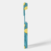 Tulips in blau und gelb iPhone hülle (Linke Seite)