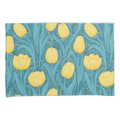 Tulips in blau und gelb kissenbezug (Vorderseite-Rechts)