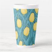 Tulips in blau und gelb milchtasse (Vorderseite)