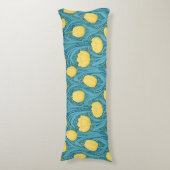 Tulips in blau und gelb seitenschläferkissen (Vorderseite Vertikal)