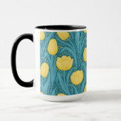 Tulips in blau und gelb tasse (Links)