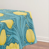 Tulips in blau und gelb tischdecke (Beispiel)