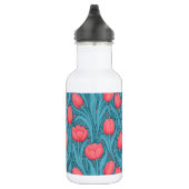 Tulips in blau und rot edelstahlflasche (Rechts)