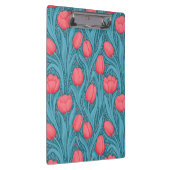 Tulips in blau und rot klemmbrett (Rechts)