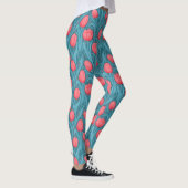 Tulips in blau und rot leggings (Rechts)