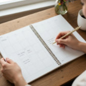 Tulips in Delft Blue, benutzerdefinierbar Planer