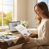 Tulips in Delft Blue, benutzerdefinierbar Planer