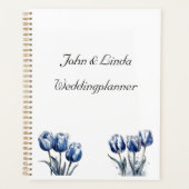 Tulips in Delft Blue, benutzerdefinierbar Planer (Vorderseite)
