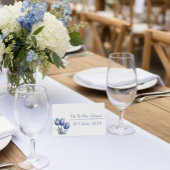 Tulips in Delft Blue benutzerdefinierbar Platzkarte