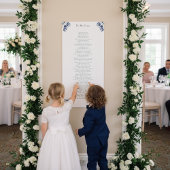 Tulips in Delft Blue benutzerdefinierbar Poster