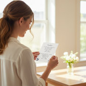 Tulips in Delft Blue benutzerdefinierbar RSVP Karte