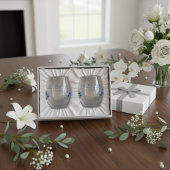 Tulips in Delft Blue, Brauch Weinglas Ohne Stiel