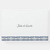 Tulips in Delft Blue Gästebuch (Rückseite)