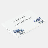 Tulips in Delft Blue Gästebuch (Ecke)