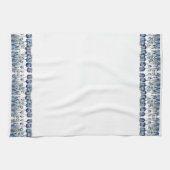 Tulips in Delft Blue Geschirrtuch (Horizontal)