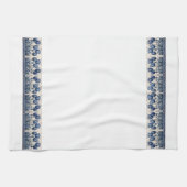 Tulips in Delft Blue Geschirrtuch (Horizontal)