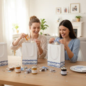 Tulips in Delft Blue Kleine Geschenktüte