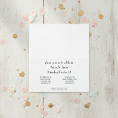 Tulips in Delft Blue mit benutzerdefinierbarer Kar