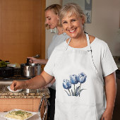 Tulips in Delft Blue Schürze