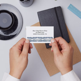 Tulips in Delft Blue Visitenkarte