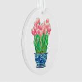 Tulips in Delft Pot Ornament (Vorderseite)