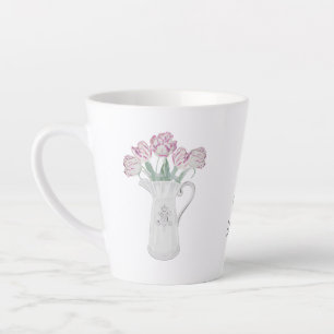 Tulips in der Pitcher-Keramik Milchtasse