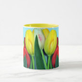 Tulips in der Springtime-Tasse Tasse (Zentrum)