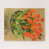 Tulips in einem Potpuzzle Puzzle (Horizontal)
