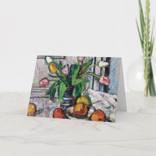 Tulips in einer blauen Vase   George Leslie Hunter Karte