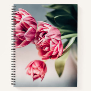 Tulips in einer Vase Notizblock