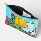 Tulips in Garden Zubehörtasche (Offen)