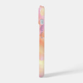 Tulips in schöner Vollfarbe iPhone 15 Hülle (Linke Seite)