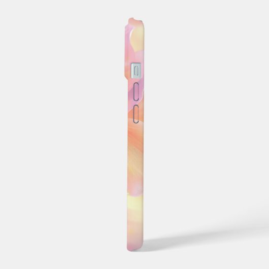 Tulips in schöner Vollfarbe iPhone 15 Hülle (Linke Seite)