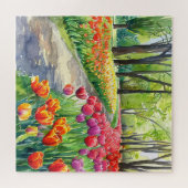 Tulips in The Park Puzzle (Horizontal)