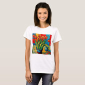 Tulips in Vase T-Shirt (Vorne ganz)