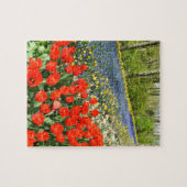 Tulips in Wäldern Puzzle (Horizontal)
