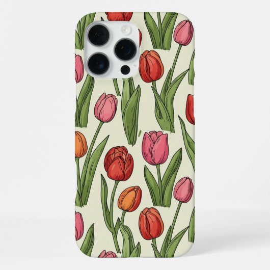 Tulips iPhone Case Hülle (Rückseite)
