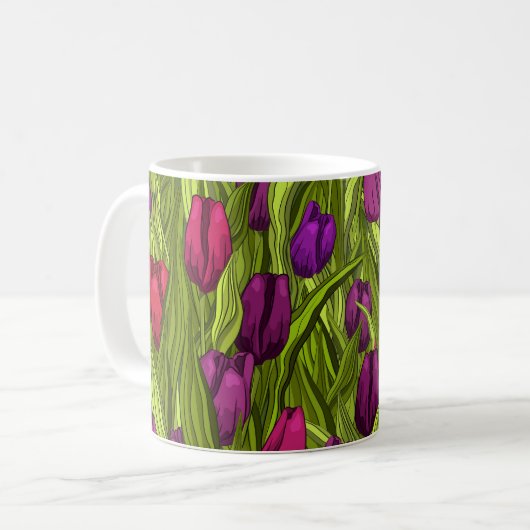 Tulips Kaffeetasse (Vorderseite Links)