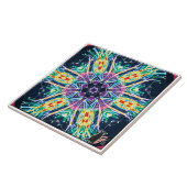 Tulips Kaleidoscope Tile Fliese (Seite)