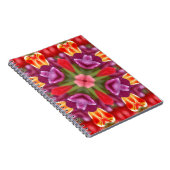 Tulips Kaleidoskop Notizblock (Rechte Seite)