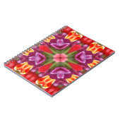 Tulips Kaleidoskop Notizblock (Linke Seite)