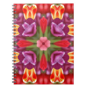 Tulips Kaleidoskop Notizblock