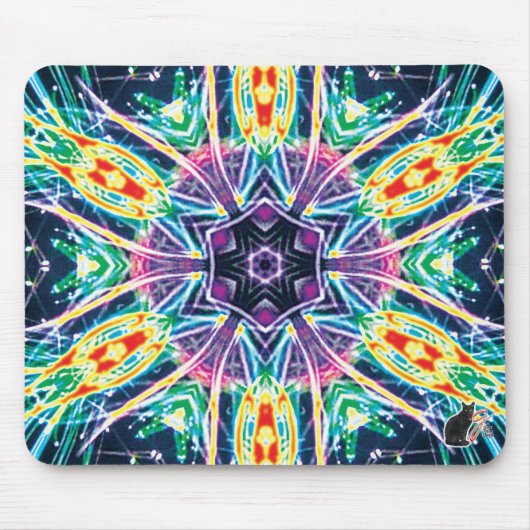 Tulips Kaleidosskop Mousepad (Vorne)