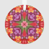 Tulips Kaleidosskop Ornament (Rückseite)