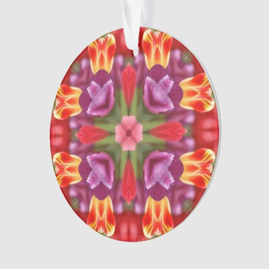 Tulips Kaleidosskop Ornament (Vorderseite)