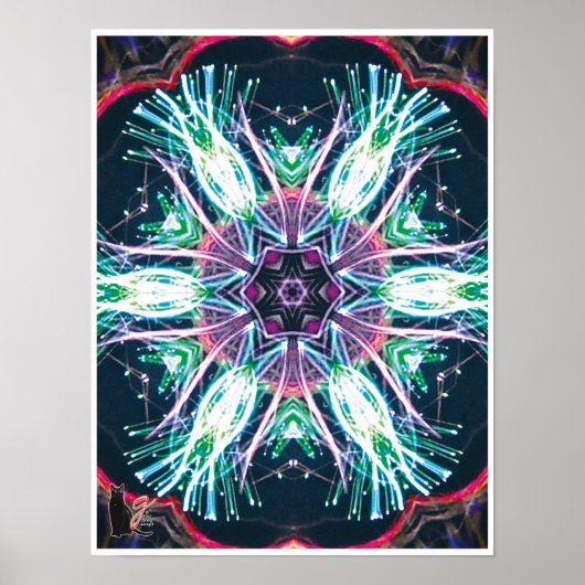 Tulips Kaleidosskop Poster (Vorne)