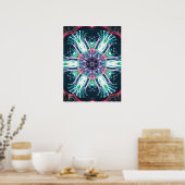 Tulips Kaleidosskop Poster (Küche)